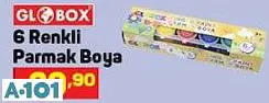GLOBOX 6 RENKLİ PARMAK BOYA